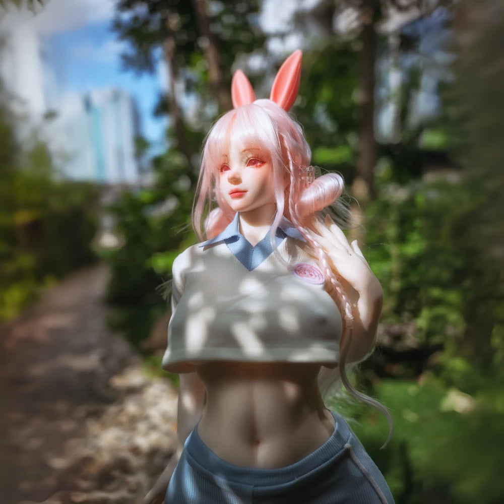 Image of MRL Sex Doll Clothes School Uniform Polo T-shirt (For #2,3,6,8 Body)