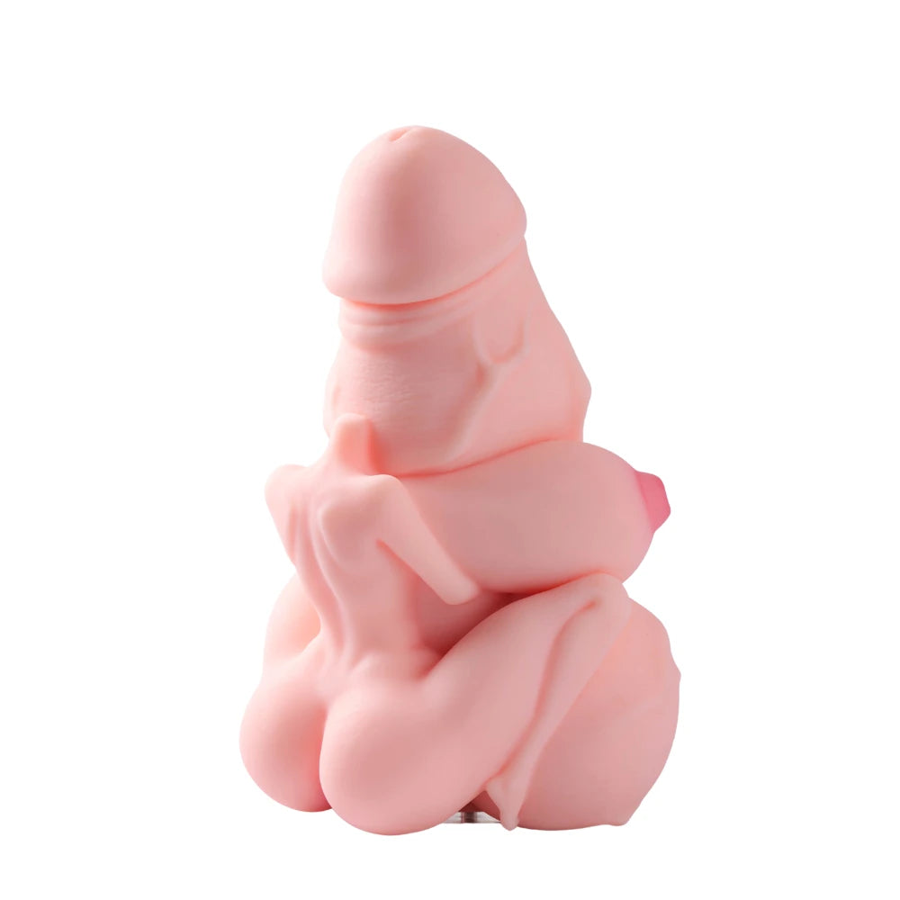 Image of The Arrow futanari hentai onahole, a futa sex doll with a huge dick and six channels.