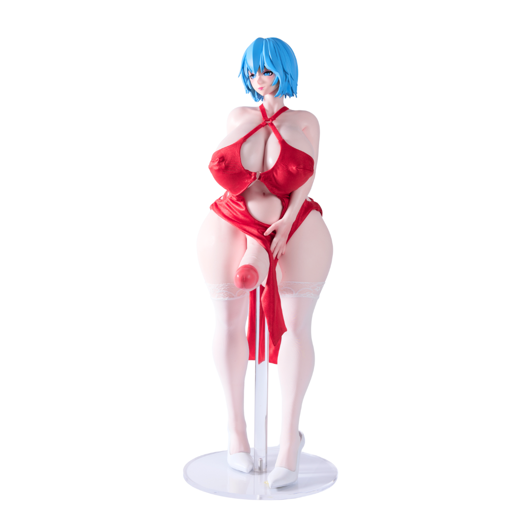 Image of Mini Sex Doll Clothes Red Gown Sexy Dress (For #2,5,7,8 Body)