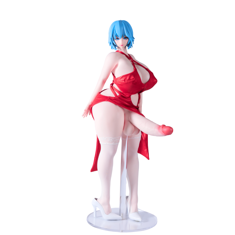 Image of Mini Sex Doll Clothes Red Gown Sexy Dress (For #2,5,7,8 Body)