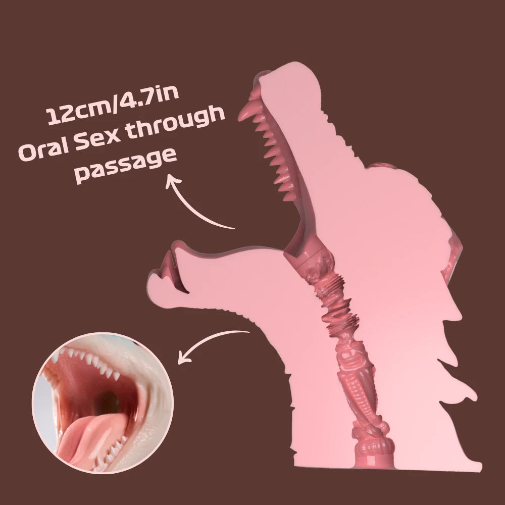 Image of Preorder Aurora：Dragon Furry Oral Sex Toy