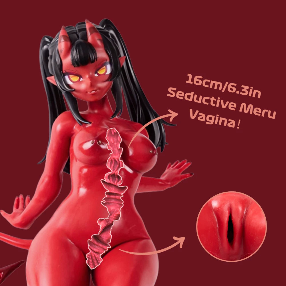 Meru the Succubus 3.0 (Presale): Mini Anime Sex Doll Co-brand Hentai Figure
