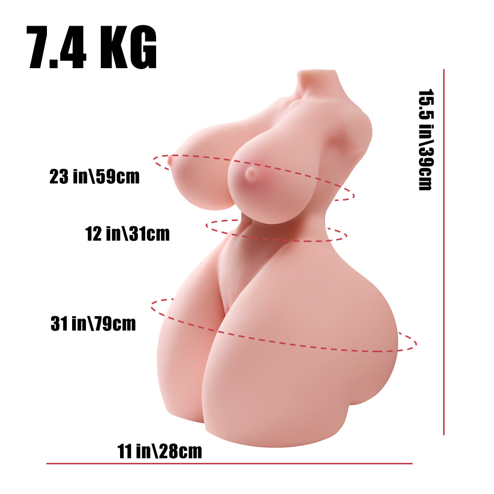 Gala: 16LB Realistic Sex Doll Lifelike Sex Dolls Torso Sex Toy Big Ass Sex Doll