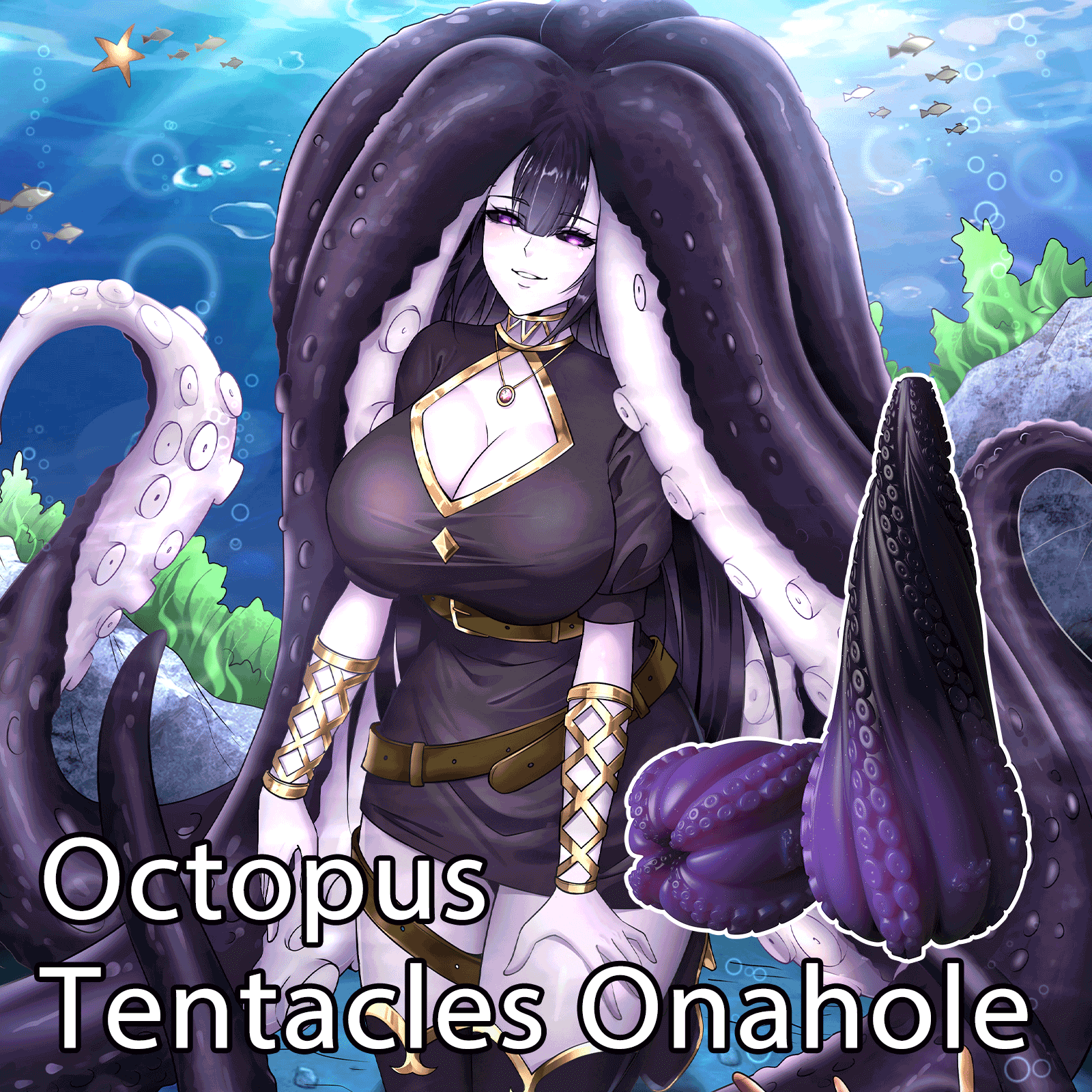 Octavia: Octopus Tentacle Onahole Hentai Male Stroker Fantasy sex toy for Men