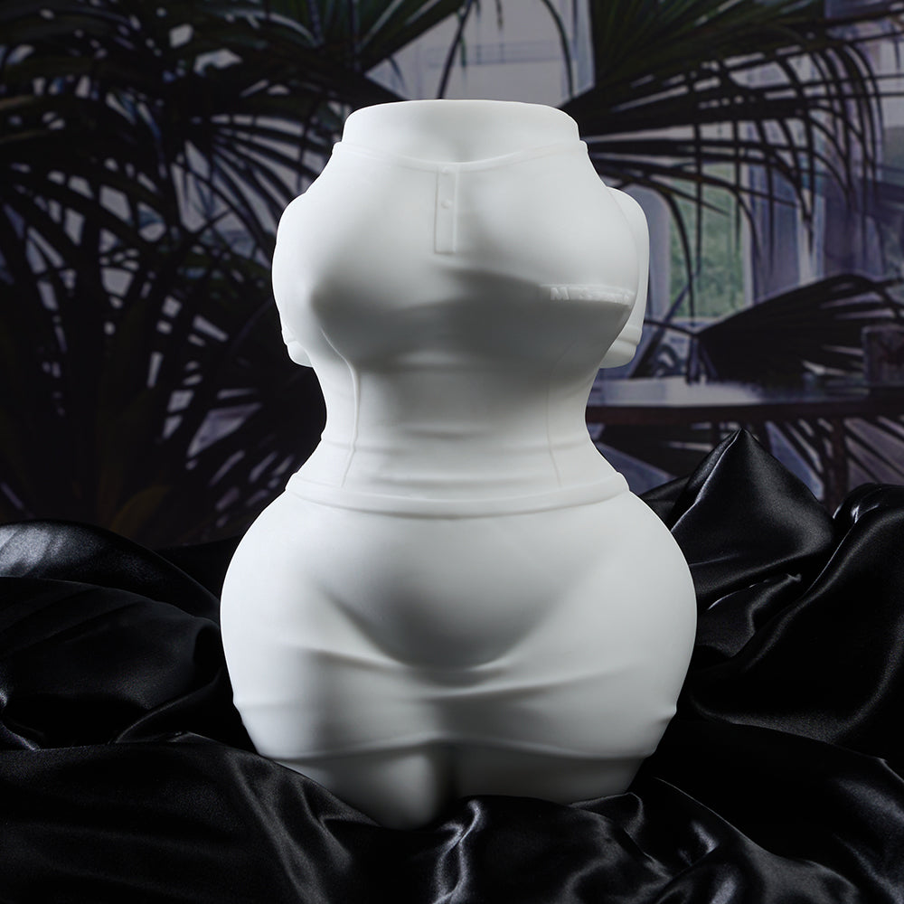 Breenda:skirt girl sex doll torso All-White Design Sex Toy For Men