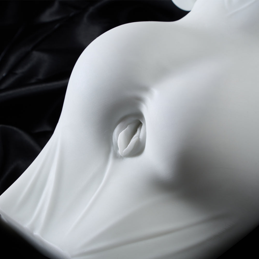 Image of Cathy:Sex Doll Torso long skirt girl All-White Design Sex Toy For Men