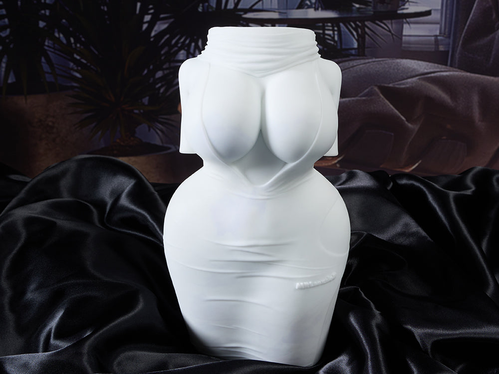 Image of Cathy:Sex Doll Torso long skirt girl All-White Design Sex Toy For Men