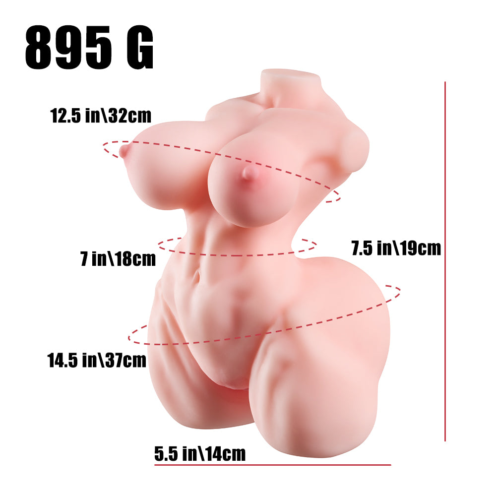 Image of Mini Emma: Mini Torso Sex Doll Muscle Girl Big Ass Porn