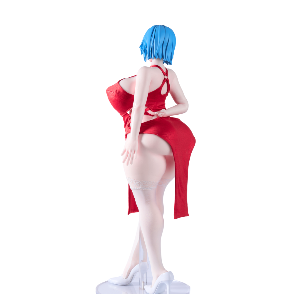 Image of Mini Sex Doll Clothes Red Gown Sexy Dress (For #2,5,7,8 Body)