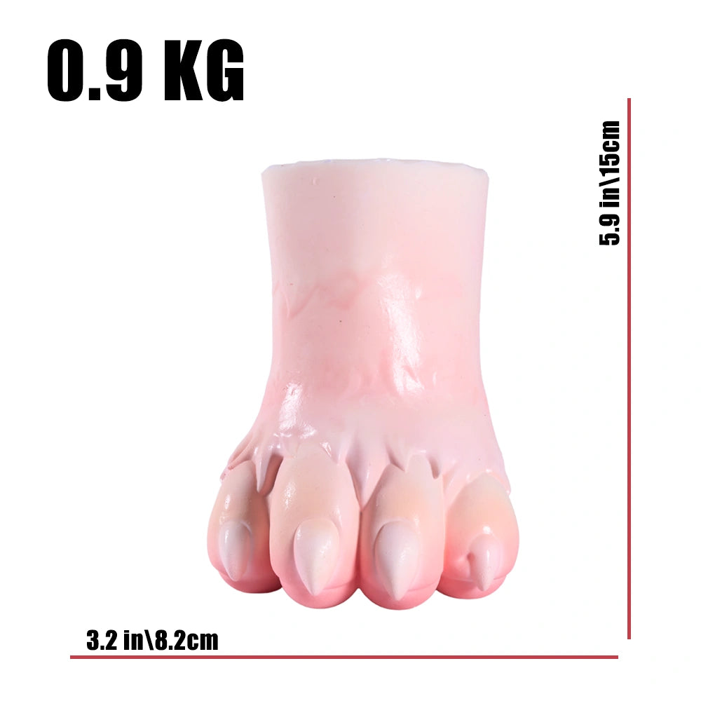 Furry Paw Onahole Hentai Silicone Male Masturbator Stress Relief Toy