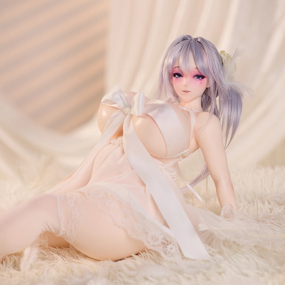 Image of White Sexy Lingerie Mini Sex Doll Clothes Sleep Dress ( For #2,3,5,6,7,8,9 Body)