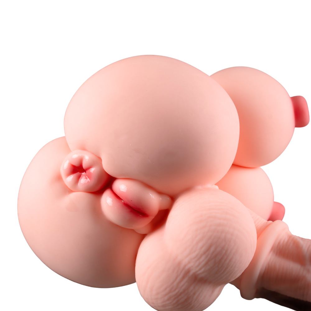 Image of Amber: Big Futa Hentai Torso Sex Doll 41LB Horse Penis