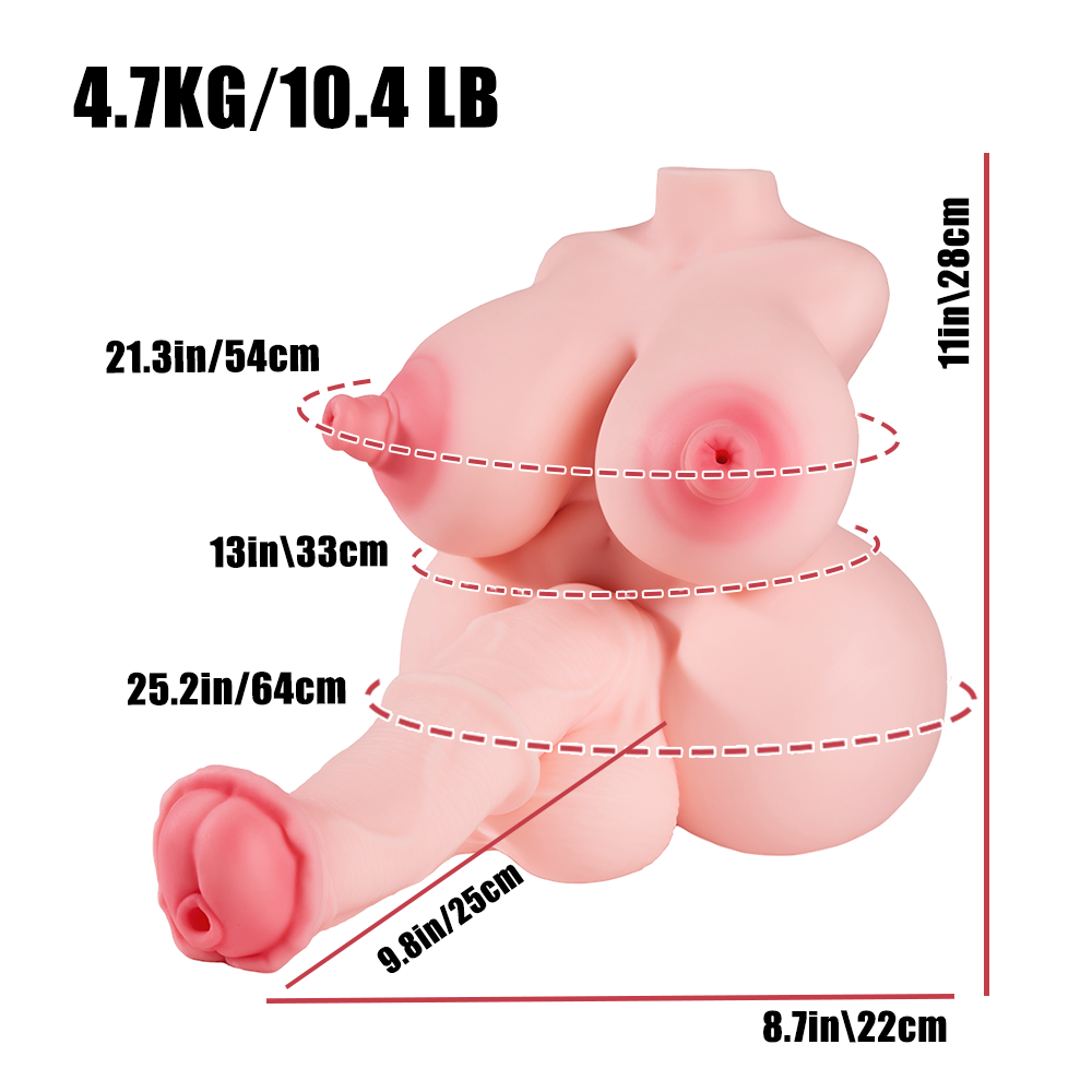 Molly: 10.4LB MRL's 5-Channel Horsecock Futa Sex Doll