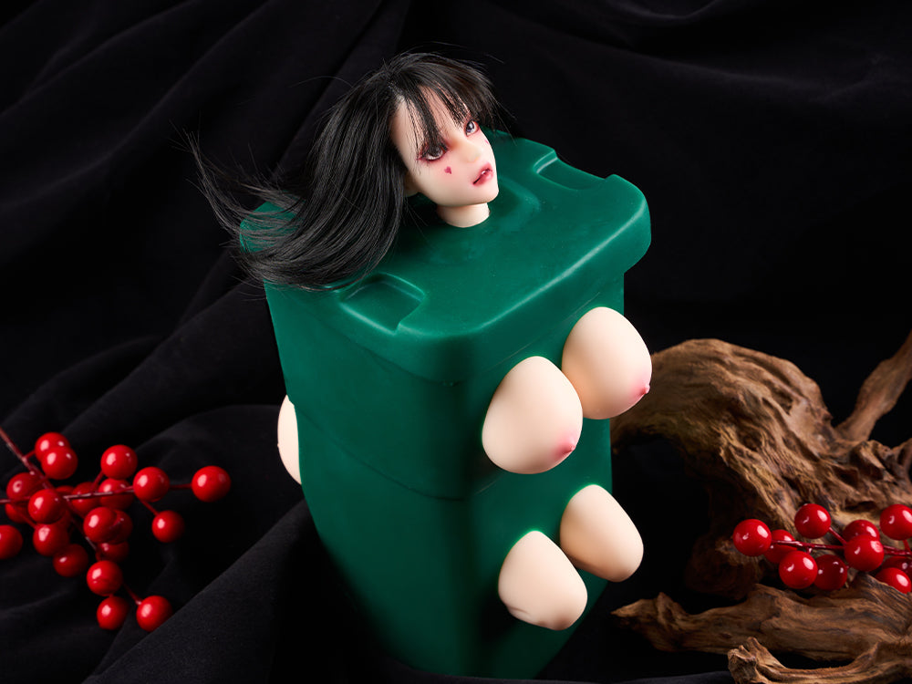 Image of Trash Can Anime Girl