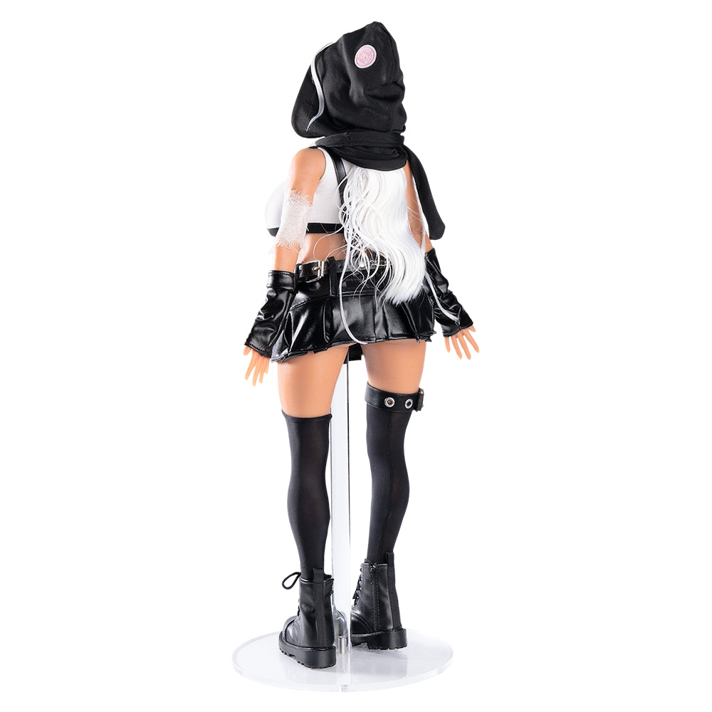 Image of 3.0 Raven: Anime Figure DarkSkin Punk Girl Mini Sex Doll