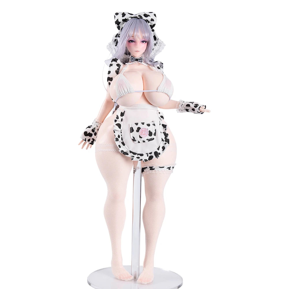 Image of 3.0 Keiko: Nude Anime Figures Maid Girlfriend Cow Costume Cosplay