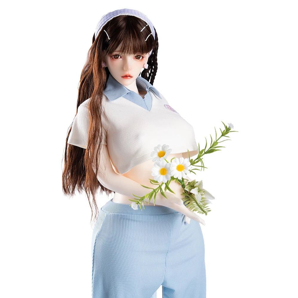 Image of MRL Sex Doll Clothes School Uniform Polo T-shirt (For #2,3,6,8 Body)