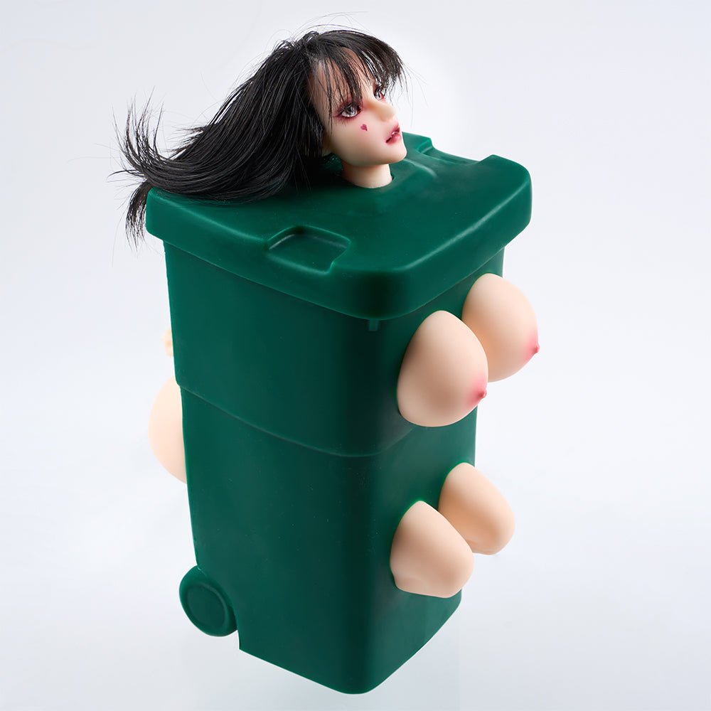 Image of Trash Can Anime Girl