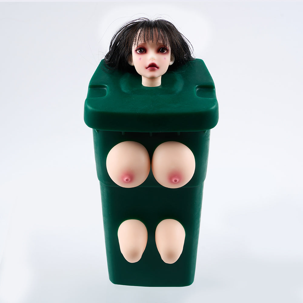 Chica: Trash Can Sexdoll Hentai Figurines NSFW Barefoot Anime Girl