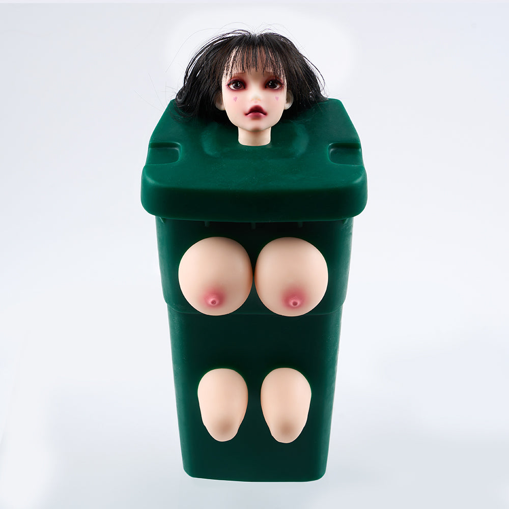 Image of Trash Can Anime Girl