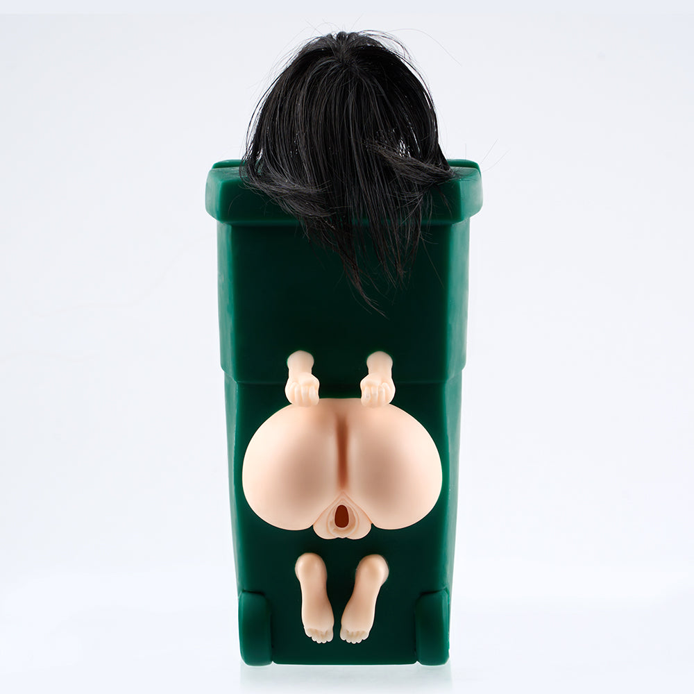 Image of Trash Can Anime Girl