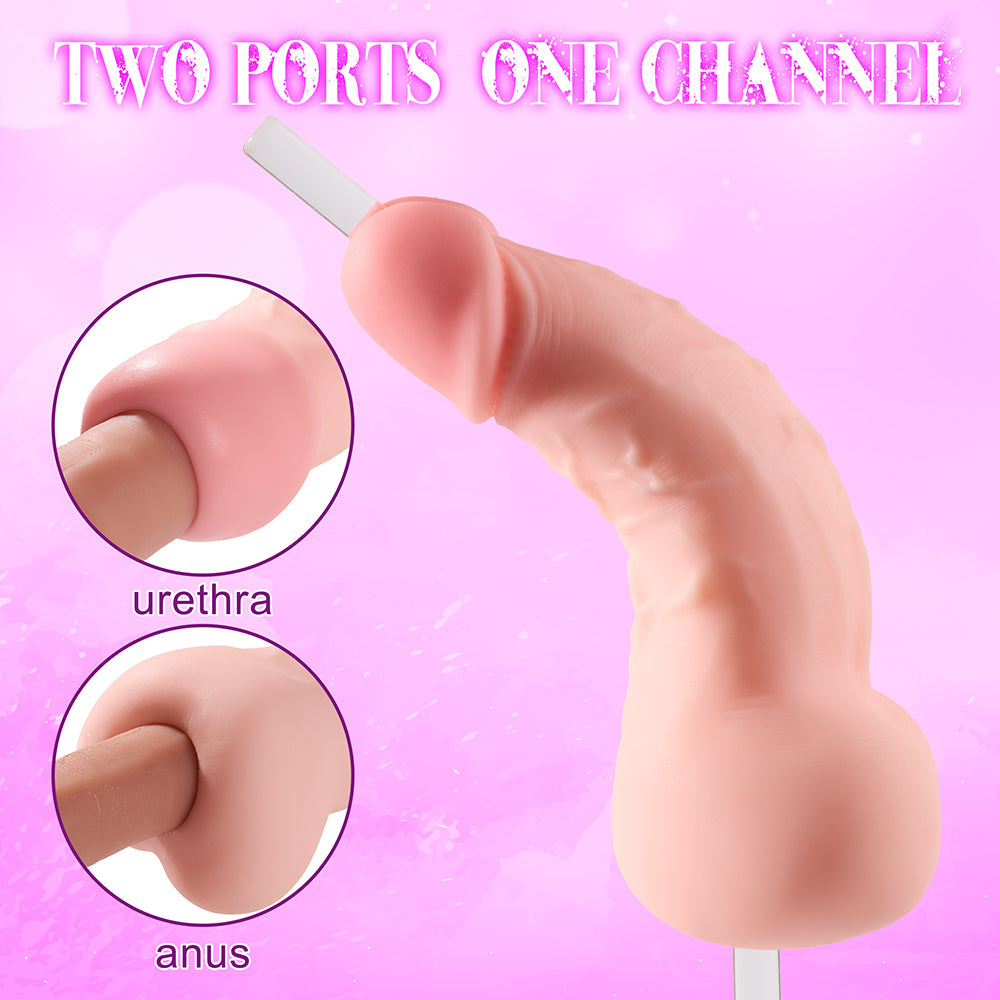 Penis Sleeve for Men Masturbation Pussy Double Function Hollow Penis Extender Extension