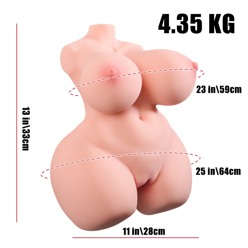 Asa: 4.3kg BBW Torso Sex Doll Fat Girl Big Ass Doll