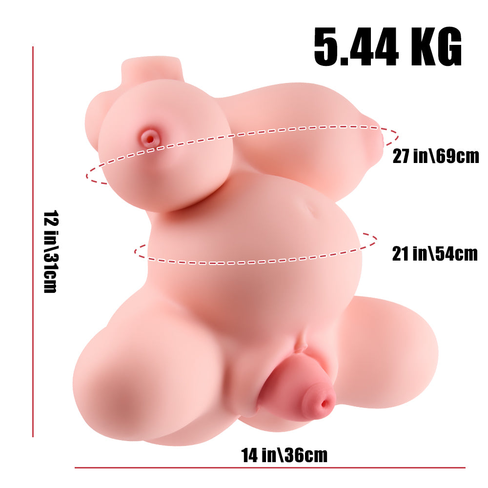 Marie: Pregnant Torso Sex Doll With Uterus Fuckable Tits Hentai Doll