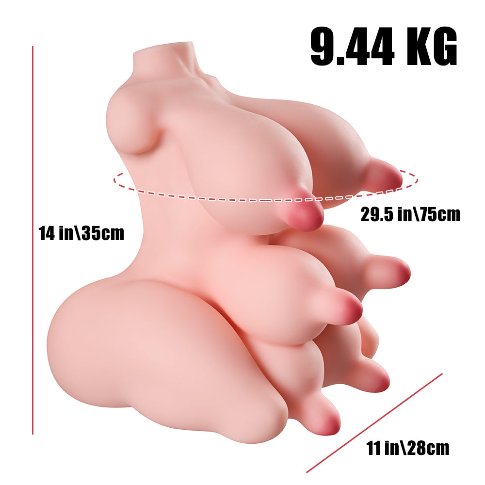 Paula: 4.65kg Cow Girl Hentai Six Boobs Sexdoll