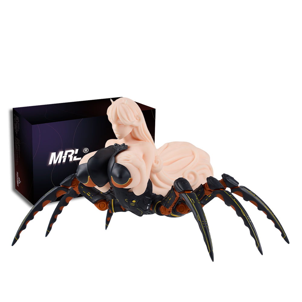 Image of This hentai fantasy mini anime sex doll, named Elise, features a unique half-human, half-spider design.