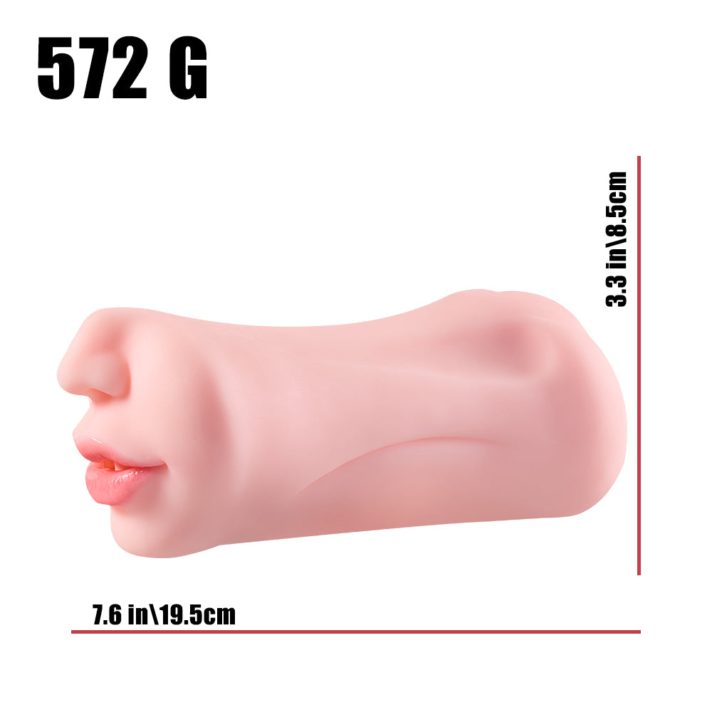 Image of Masturbator Blowjob Mouth 3 in 1 Pocket Pussy Toys