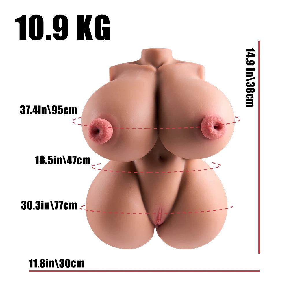 Image of Tan Big Lucy: Torso Sex Doll Big Butt Male Masturbator