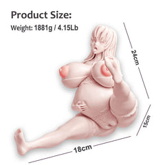 Blanche: muñeca sexual embarazada gorda
